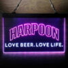 Harpoon Brewery Massachusetts LED Sign Home Bar Decor