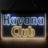 Havana Club Block Script LED Sign Man Cave Home Bar Pub Decor