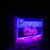 Havana Club Block Script LED Sign Man Cave Home Bar Pub Decor