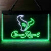 Houston Texans Crown Royal LED Sign Man Cave Home Bar Pub Decor