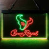 Houston Texans Crown Royal LED Sign Man Cave Home Bar Pub Decor