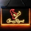 Houston Texans Crown Royal LED Sign Man Cave Home Bar Pub Decor