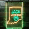 Indiana Jack Daniel's Home Bar Neon Light LED Sign Man Cave Decor