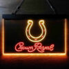 Indianapolis Colts Crown Royal LED Sign Man Cave Home Bar Pub Decor