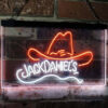 Jack Daniel Hat LED Sign Man Cave Home Bar Pub Decor