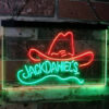 Jack Daniel Hat LED Sign Man Cave Home Bar Pub Decor