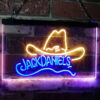 Jack Daniel Hat LED Sign Man Cave Home Bar Pub Decor