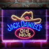 Jack Daniel Hat No 7 3-Color LED Sign Man Cave Home Bar Pub Decor