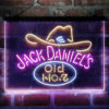 Jack Daniel Hat No 7 3-Color LED Sign Man Cave Home Bar Pub Decor