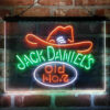 Jack Daniel Hat No 7 3-Color LED Sign Man Cave Home Bar Pub Decor