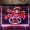 Jack Daniel Hat No 7 3-Color LED Sign Man Cave Home Bar Pub Decor