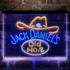 Jack Daniel Hat No 7 3-Color LED Sign Man Cave Home Bar Pub Decor