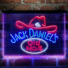 Jack Daniel Hat No 7 3-Color LED Sign Man Cave Home Bar Pub Decor