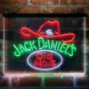 Jack Daniel Hat No 7 3-Color LED Sign Man Cave Home Bar Pub Decor