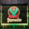 Jagermeisters Deer 3-Color LED Sign Man Cave Home Bar Pub Decor