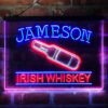 Jameson Irish 3-Color LED Sign Man Cave Home Bar Pub Decor