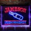 Jameson Irish 3-Color LED Sign Man Cave Home Bar Pub Decor