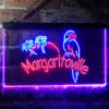 Jimmy Buffett Margaritaville Neon Light LED Sign Home Bar Decor