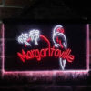 Jimmy Buffett Margaritaville Neon Light LED Sign Home Bar Decor