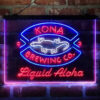 Kona Brewing Company 3-Color LED Sign Man Cave Home Bar Pub Decor