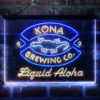 Kona Brewing Company 3-Color LED Sign Man Cave Home Bar Pub Decor