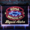 Kona Brewing Company 3-Color LED Sign Man Cave Home Bar Pub Decor