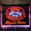 Kona Brewing Company 3-Color LED Sign Man Cave Home Bar Pub Decor