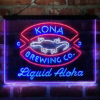 Kona Brewing Company 3-Color LED Sign Man Cave Home Bar Pub Decor