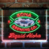 Kona Brewing Company 3-Color LED Sign Man Cave Home Bar Pub Decor