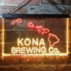 Kona Brewing LED Sign Man Cave Home Bar Pub Decor