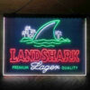 Landshark Lager 3-Color LED Sign Man Cave Home Bar Pub Decor