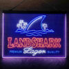 Landshark Lager 3-Color LED Sign Man Cave Home Bar Pub Decor