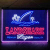 Landshark Lager 3-Color LED Sign Man Cave Home Bar Pub Decor