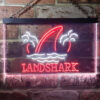 Landshark Palm Tree Island LED Sign Man Cave Home Bar Pub Decor