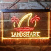 Landshark Palm Tree Island LED Sign Man Cave Home Bar Pub Decor