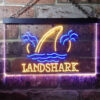 Landshark Palm Tree Island LED Sign Man Cave Home Bar Pub Decor