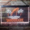 Landshark Palm Tree Island LED Sign Man Cave Home Bar Pub Decor