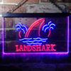 Landshark Palm Tree Island LED Sign Man Cave Home Bar Pub Decor