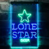 Lone Star Bar Neon Light LED Sign Man Cave Decor