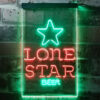 Lone Star Bar Neon Light LED Sign Man Cave Decor