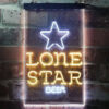 Lone Star Bar Neon Light LED Sign Man Cave Decor