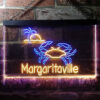 Margaritaville Crab LED Sign Home Bar Decor