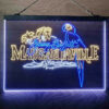 Margaritaville Jimmy Buffett Parrot 3-Color LED Sign Man Cave Home Bar Pub Decor