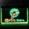 Miami Dolphins Corona Extra LED Sign Man Cave Home Bar Pub Decor