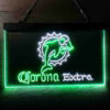 Miami Dolphins Corona Extra LED Sign Man Cave Home Bar Pub Decor