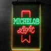 Michelob Light Red Ribbon LED Sign Man Cave Home Bar Pub Decor