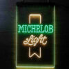 Michelob Light Red Ribbon LED Sign Man Cave Home Bar Pub Decor