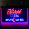 Michelob Ultra Light Low Carb Red Ribbon LED Sign Home Bar Decor