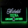 Michelob Ultra Light Low Carb Red Ribbon LED Sign Home Bar Decor