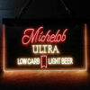 Michelob Ultra Light Low Carb Red Ribbon LED Sign Home Bar Decor